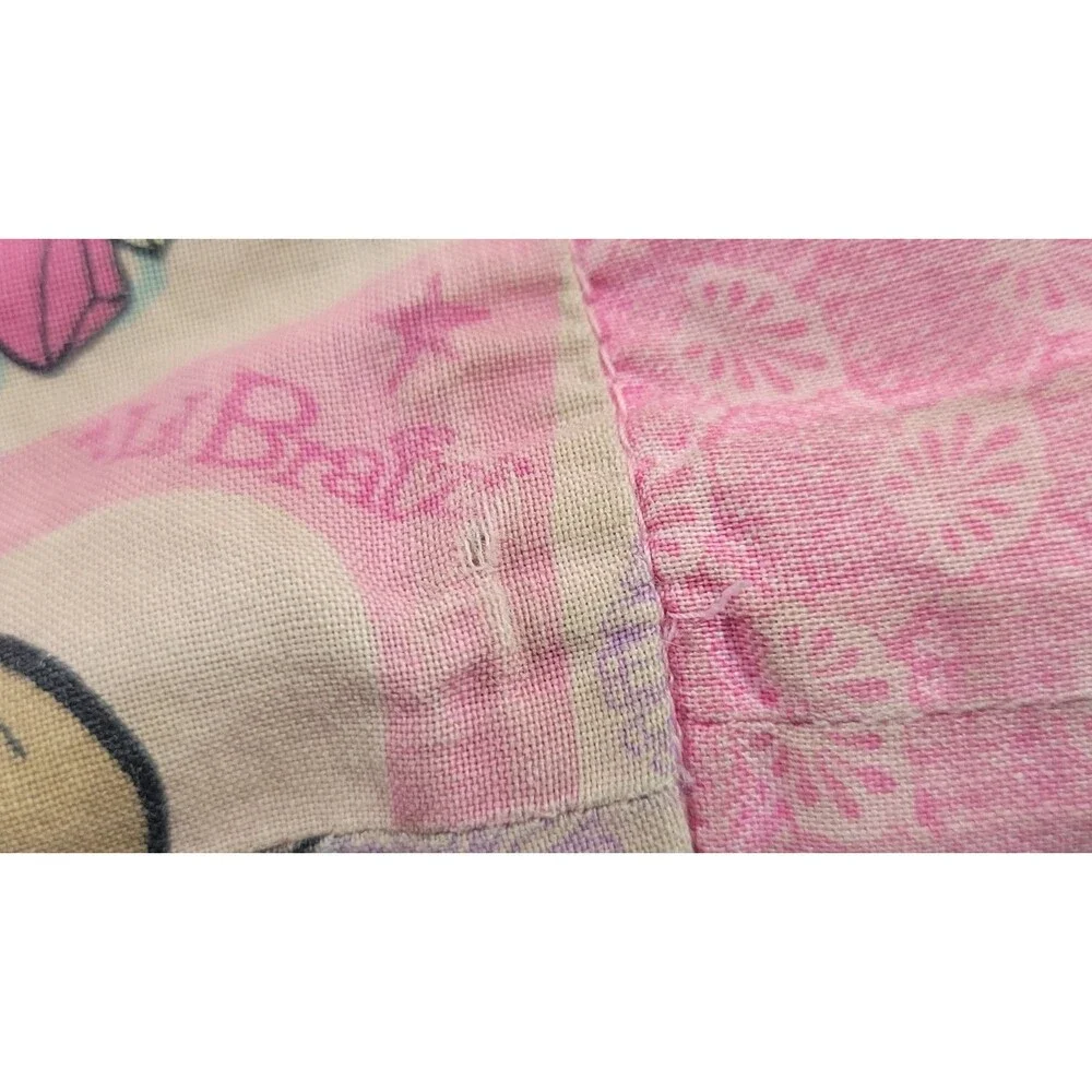 Vintage 2004 Lil Bratz Pink Standard Pillowcase Y2K MGA Doll Pillow Cover Decor